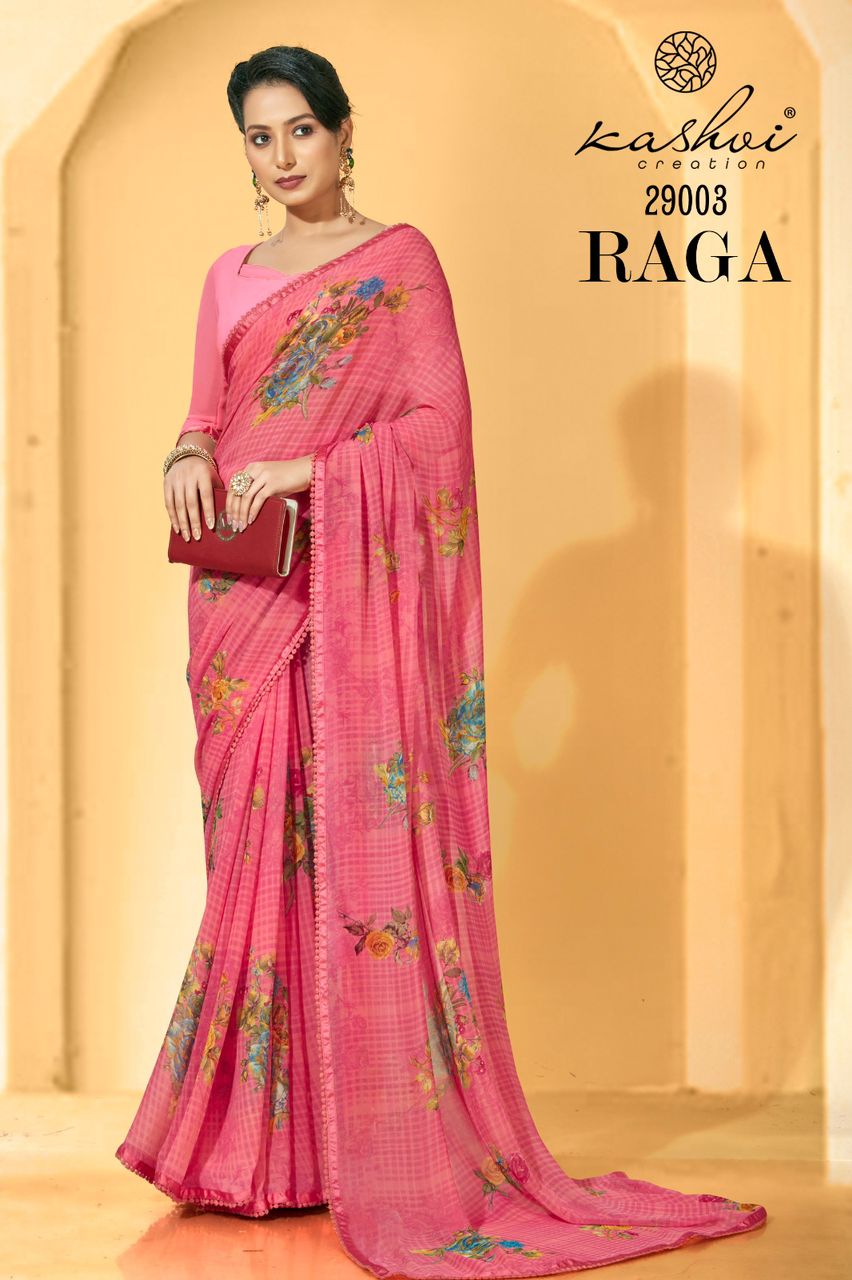 Kashvi Raga 29001-29008 Wholesale Daily Wear Sarees Catalog